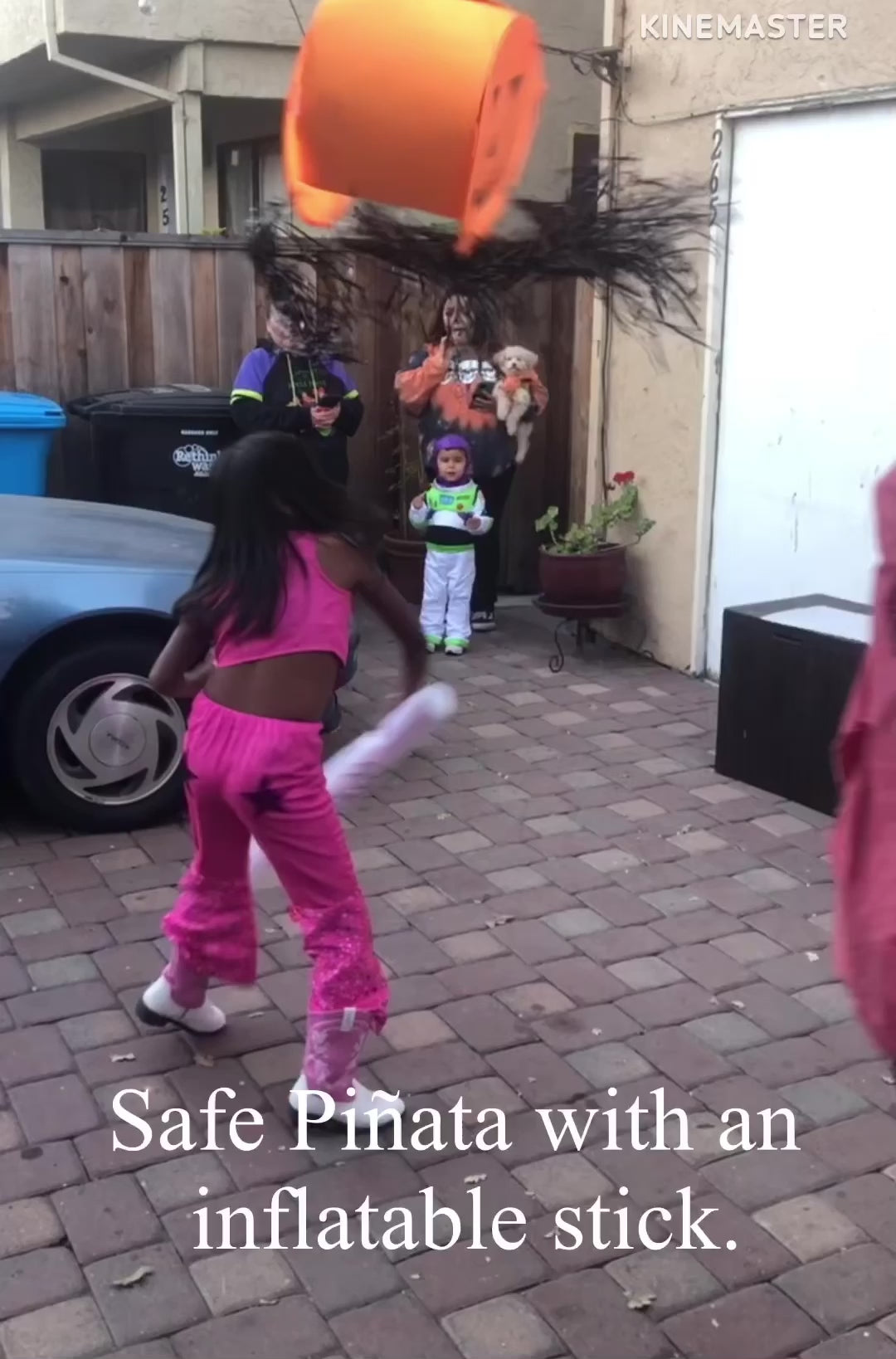 Load video: Funata. Safer/ safe piñata.